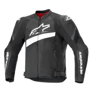 Alpinestars T-GP Plus R 4 Airflow mustavalkoinen moottoripyörätakki