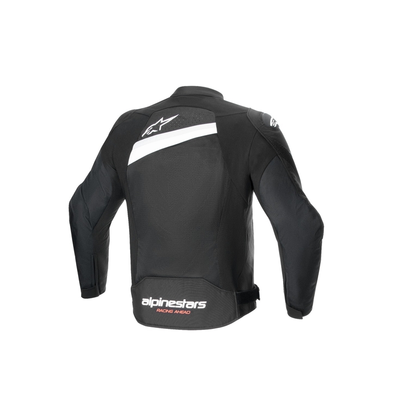 Alpinestars T-GP Plus R 4 Airflow mustavalkoinen moottoripyörätakki