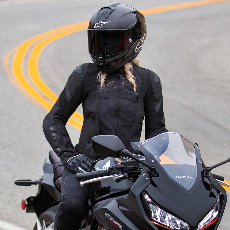 Alpinestars Naisten Stella T-GP Plus R 4 Airflow Musta Moottoripyöräily takki