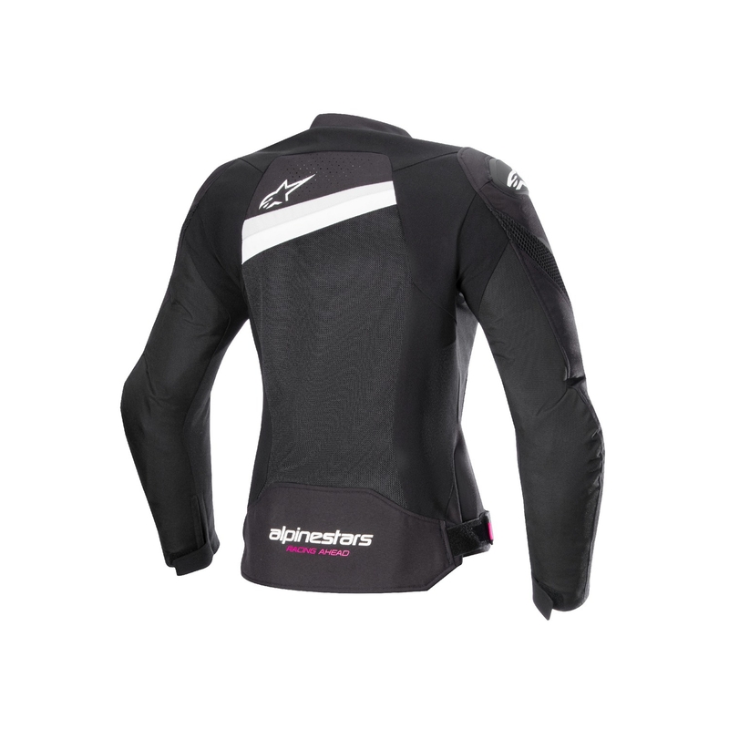 Alpinestars Naisten Stella T-GP Plus R 4 Airflow Mustavalkoinen moottoripyöräily takki