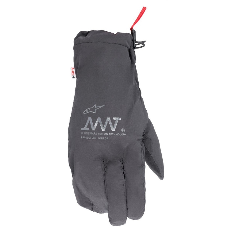 Alpinestars AMT-10 AIR HDRY musta-tummanharmaa moottoripyöräilykäsineet