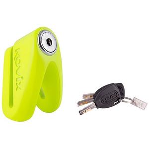 Levyjarrun lukko KOVIX KVC/Z1 fluo-keltainen