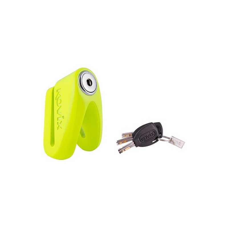 Levyjarrun lukko KOVIX KVC/Z1 fluo-keltainen