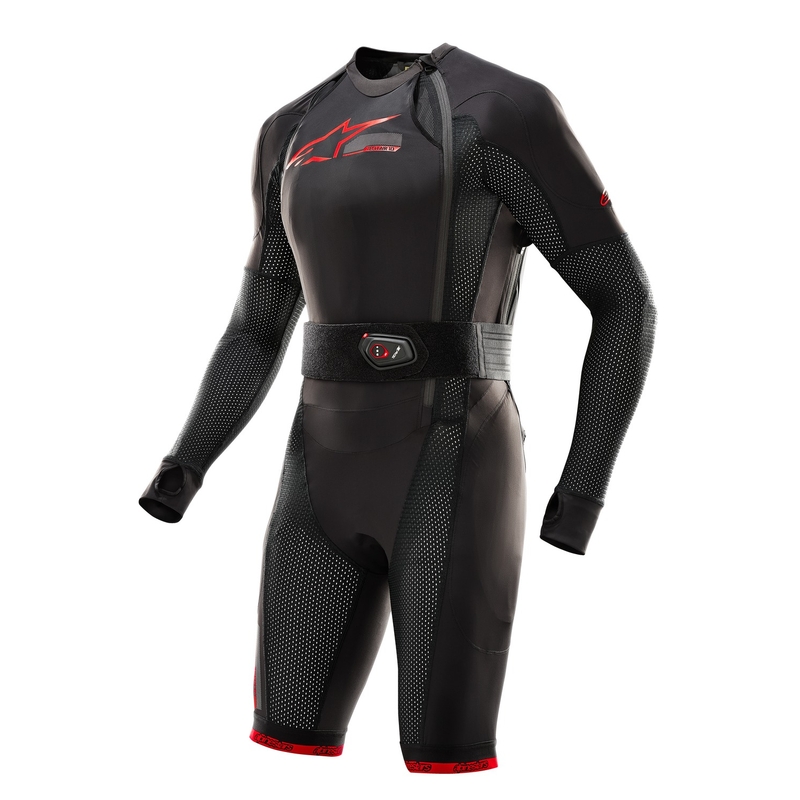 Alpinestars TECH-AIR®10 turvatyynyjärjestelmä musta-punainen-harmaa