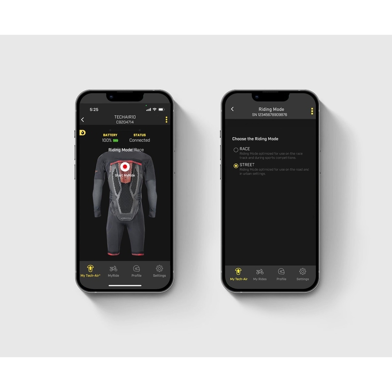 Alpinestars TECH-AIR®10 turvatyynyjärjestelmä musta-punainen-harmaa