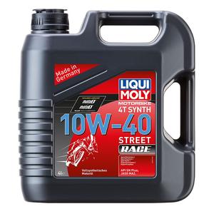 LIQUI MOLY Moottoripyörä 4T 10W40 Street race 4 l synteettinen moottoriöljy