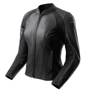 Naisten Rebelhorn Siena musta nahkainen moottoripyörä takki