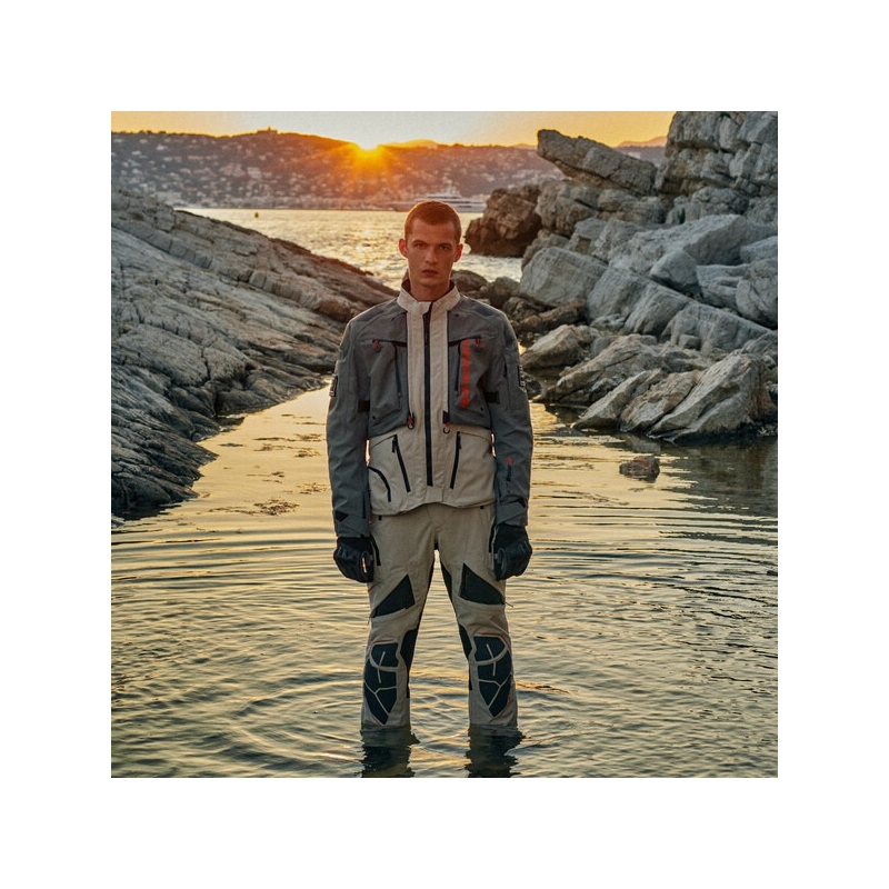 Alpinestars AMT-10R DRYSTAR XF moottoripyöräilyhousut hiekka-musta-oranssi