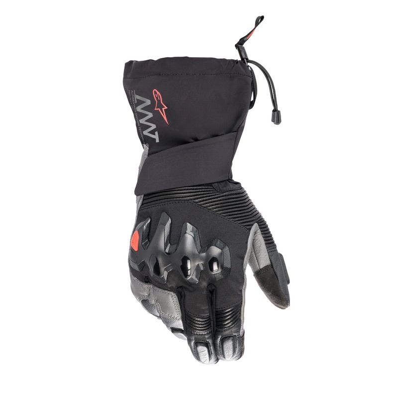 Moottoripyöräilykäsineet Alpinestars AMT-10 DRYSTAR XF musta-punainen-harmaa