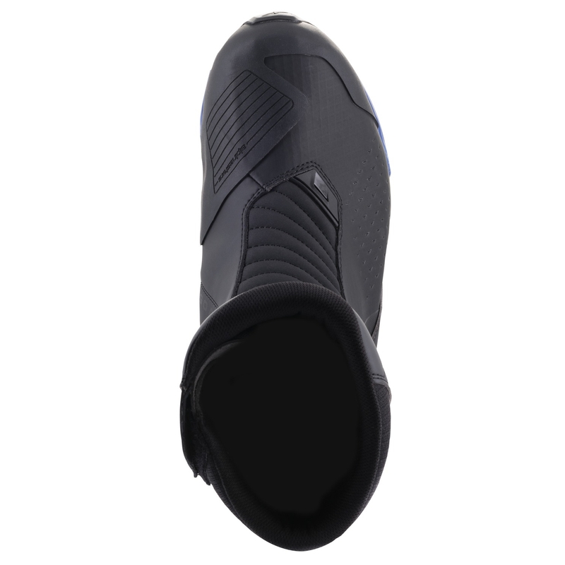 Alpinestars RT-8 GORE-TEX mustat ja siniset moottoripyöräsaappaat