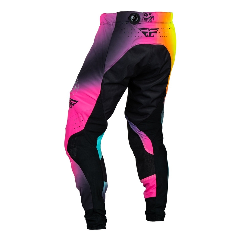 Motocross-housut FLY Racing Lite Le Legacy pinkki-sininen-musta