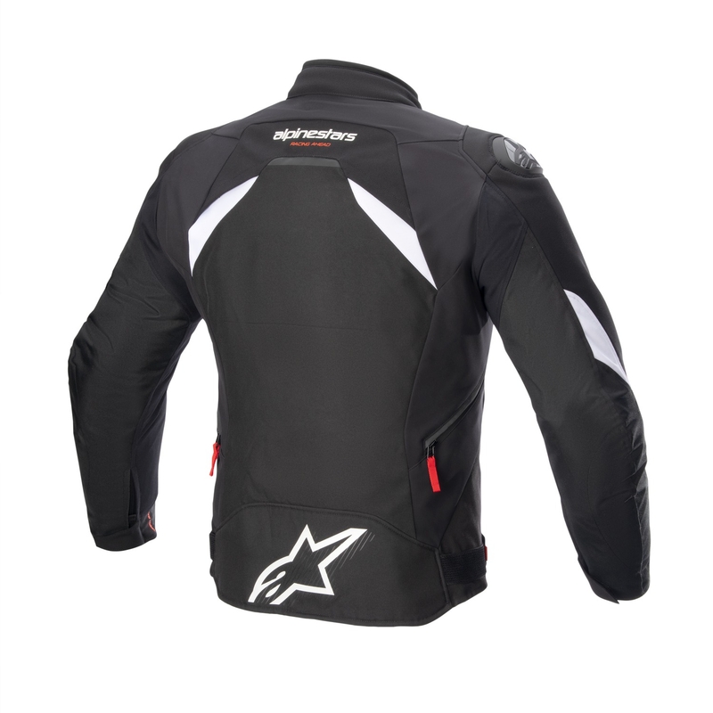 Alpinestars T-GP R 3 DRYSTAR mustavalkoinen moottoripyörätakki