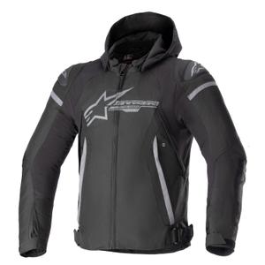 Alpinestars Zaca Vedenpitävä Moottoripyöräily takki Musta-Tummanharmaa