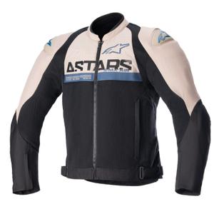 Alpinestars SMX Air vaaleanruskea-musta-sininen moottoripyörätakki