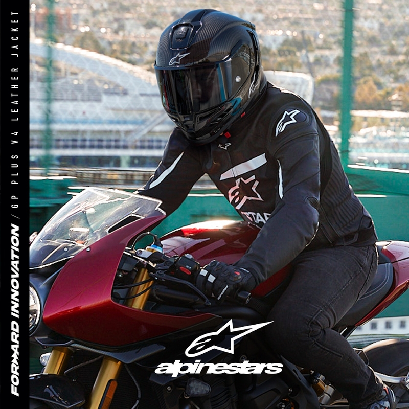Alpinestars GP PLUS 4 mustavalkoinen moottoripyörätakki