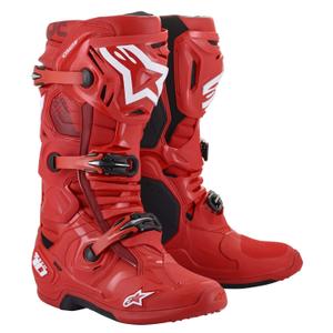Alpinestars Tech 10 moottoripyöräsaappaat punainen