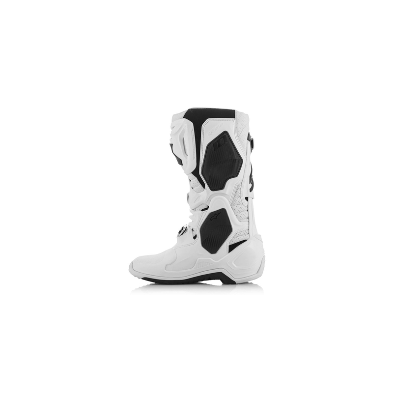 Alpinestars Tech 10 Supervented Moottoripyöräilykengät Perforoitu Valkoinen