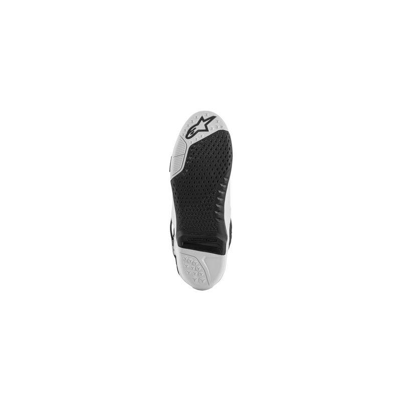Alpinestars Tech 10 Supervented Moottoripyöräilykengät Perforoitu Valkoinen