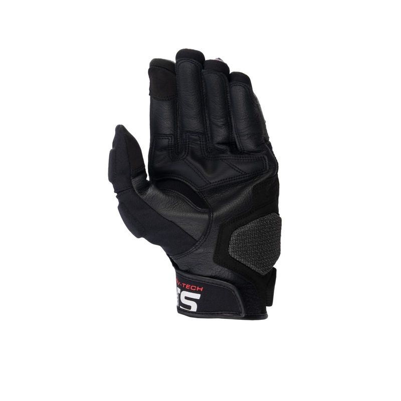 Alpinestars Halo Mustavalkoiset moottoripyöräilyhanskat