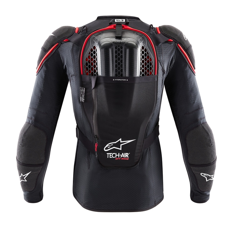 Turvatyynyliivi Alpinestars TECH-AIR®OFF-ROAD järjestelmä musta-punainen