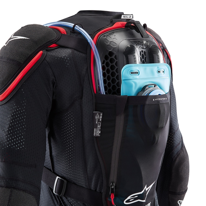 Turvatyynyliivi Alpinestars TECH-AIR®OFF-ROAD järjestelmä musta-punainen