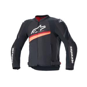 Alpinestars T-GP PLUS R 4 Airflow musta-fluo-punainen moottoripyörätakki