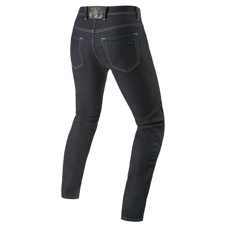 Alpinestars Radium 2 Denim Moottoripyöräilyfarkut pesty sininen