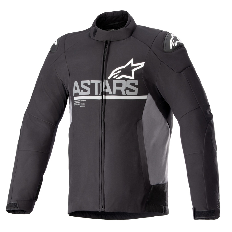 Alpinestars SMX Vedenpitävä moottoripyöräily takki Musta-Tummanharmaa