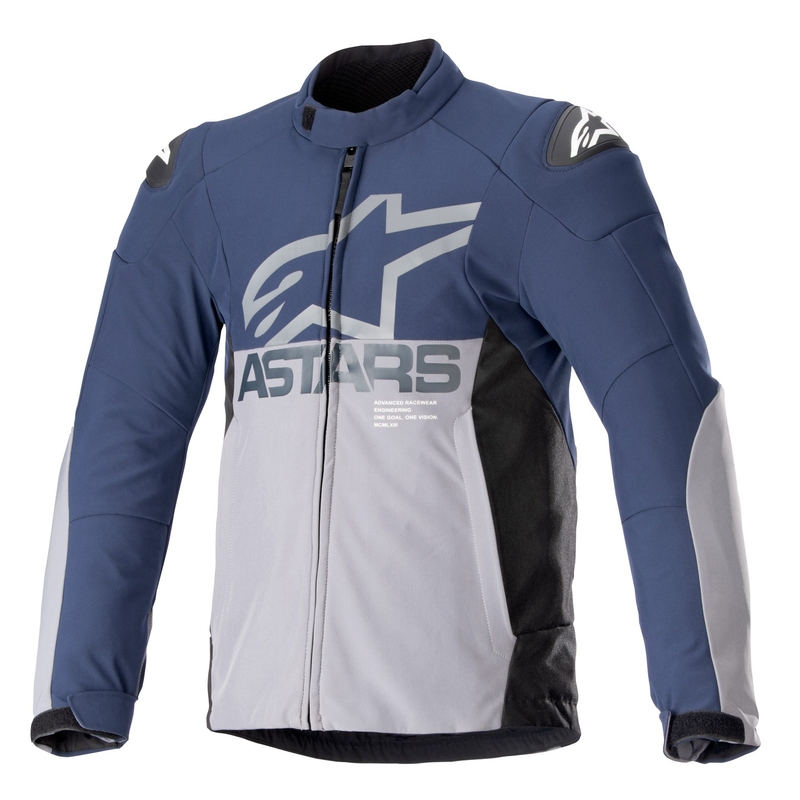 Alpinestars SMX vedenpitävä moottoripyöräily takki tummansininen-harmaa