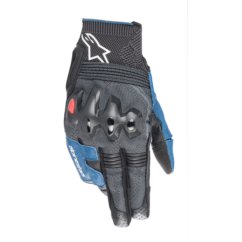 Alpinestars Morph Sport Musta-Harmaa-Sininen-Punainen Moottoripyöräilykäsineet