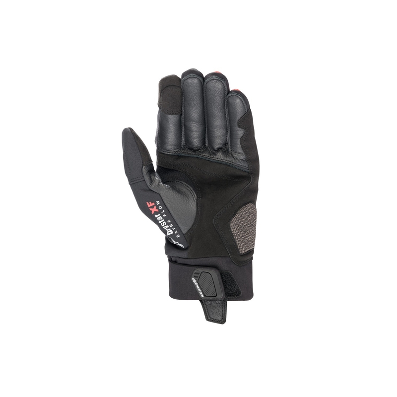 Alpinestars Hyde XT Drystar Musta ja punainen moottoripyöräilykäsineet