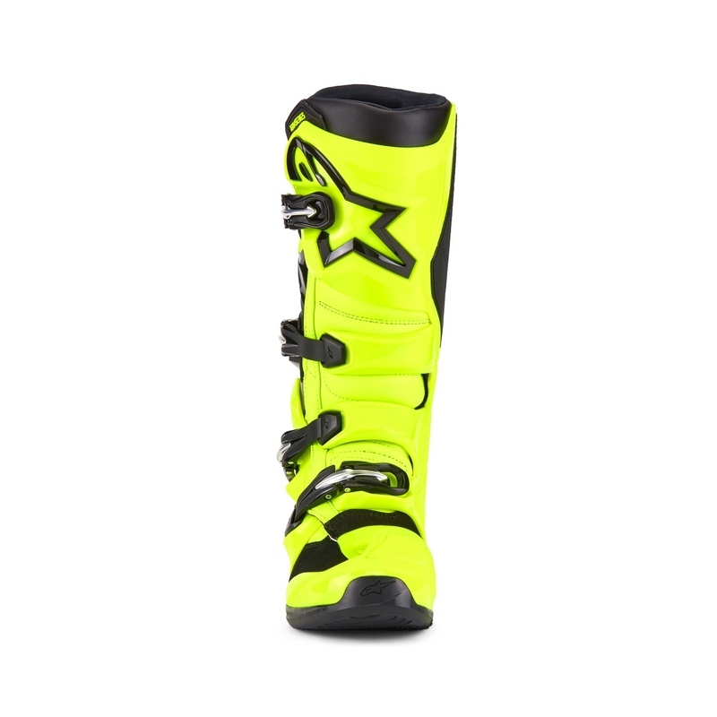 Alpinestars Tech 5 fluo-kelta-musta moottoripyöräsaappaat