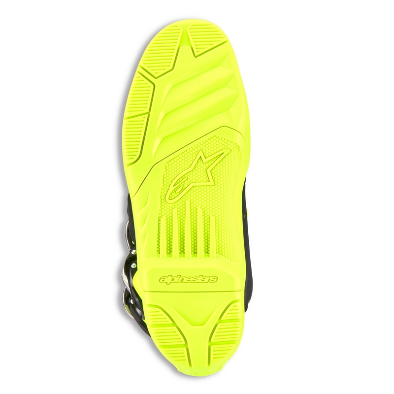 Alpinestars Tech 5 fluo-kelta-musta moottoripyöräsaappaat