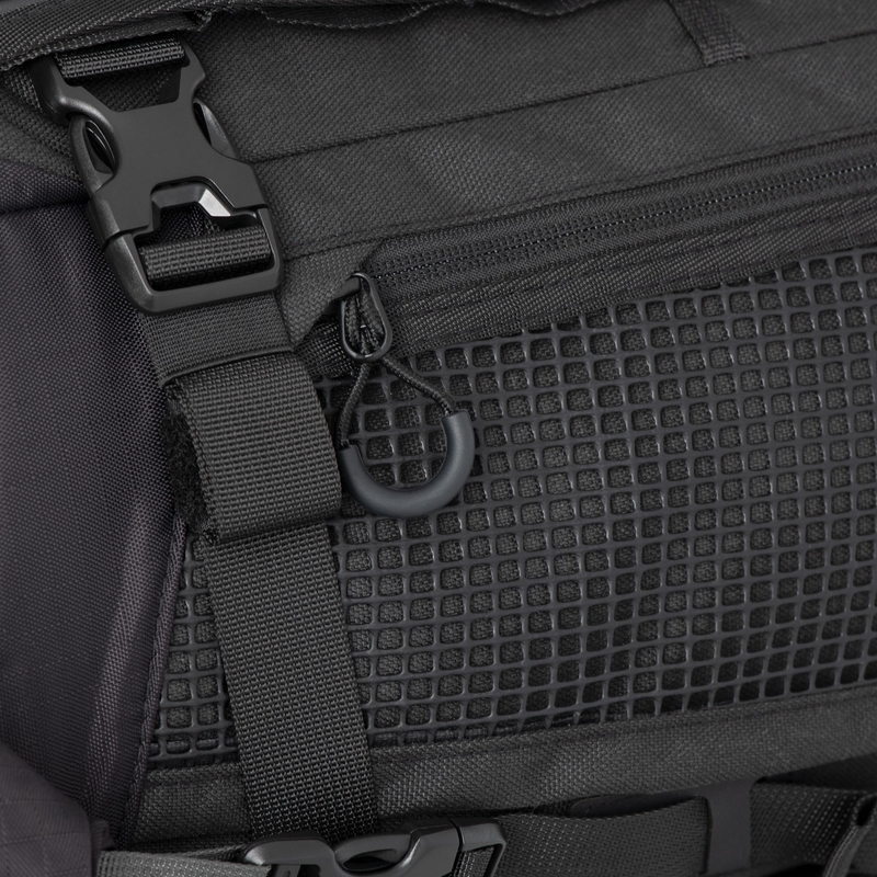 Moottoripyörälaukku Oxford Atlas B-20 Advanced Reppu 20 l musta