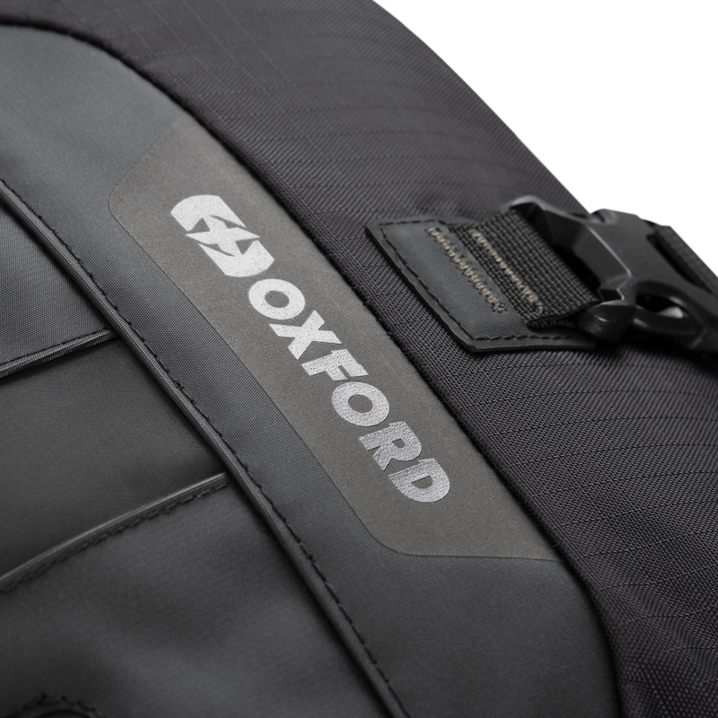 Moottoripyörälaukku Oxford Atlas B-30 Advanced Reppu 30 l musta