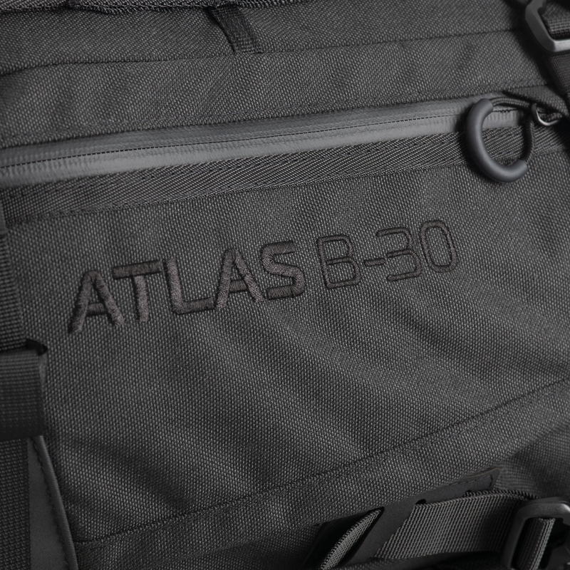 Moottoripyörälaukku Oxford Atlas B-30 Advanced Backpack 30 l harmaa