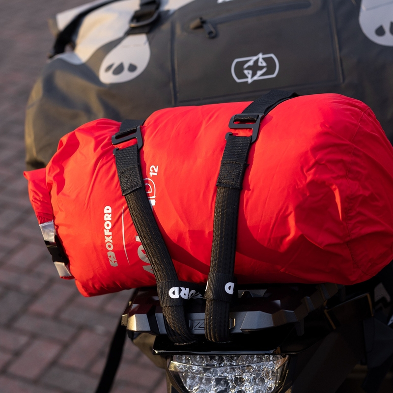 Oxford Atlas G-Hook matkatavarahihnat 2 kpl musta 26mm x 2m