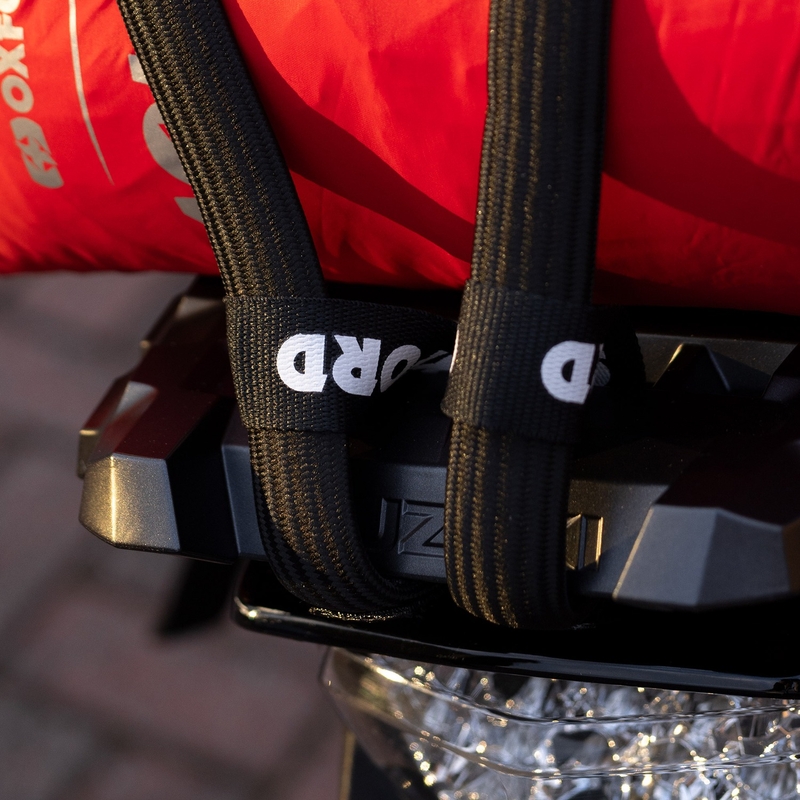 Oxford Atlas G-Hook matkatavarahihnat 2 kpl musta 26mm x 2m