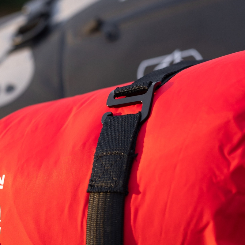 Oxford Atlas G-Hook matkatavarahihnat 2 kpl musta 26mm x 2m