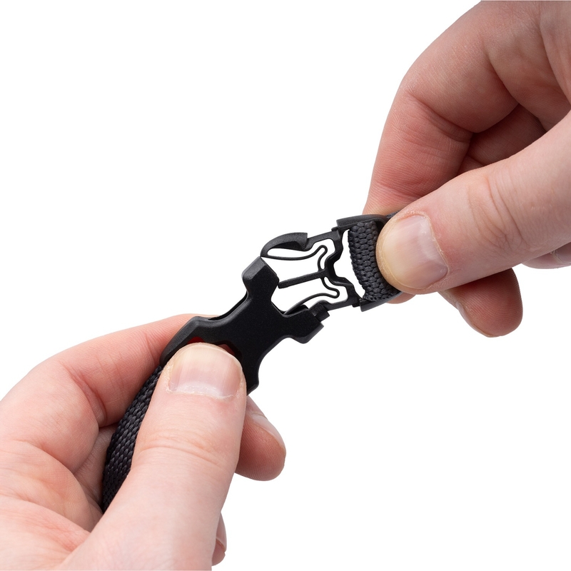 Oxford Atlas B-Clip matkatavarahihnat 2 kpl harmaa 17 mm x 2 m