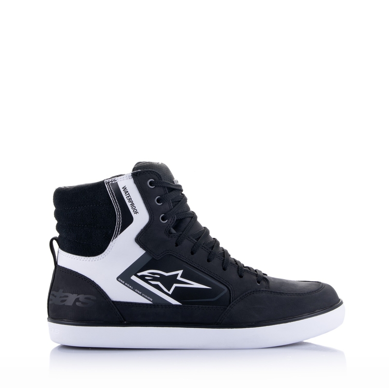 Boty na motorku Alpinestars J-6 Waterproof černo-bílé