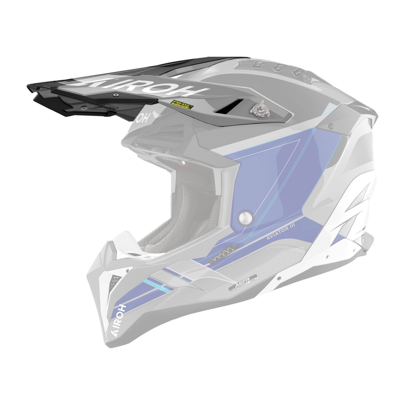 Kypärän visiiri Airoh Aviator Saber siniseen kiiltävään kypärään