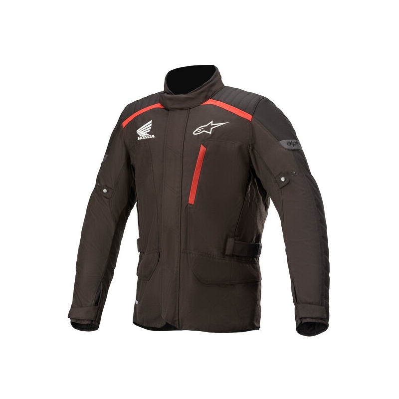 Bunda na motorku Alpinestars Gravity Drystar Honda kolekce černo-červené