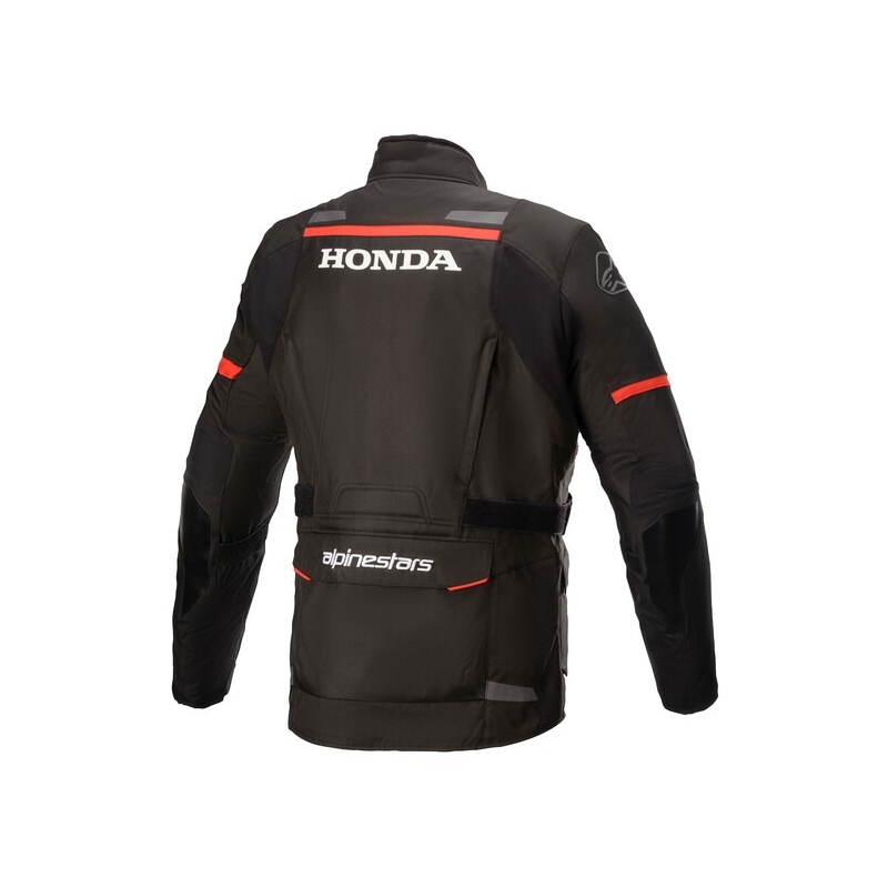Moottoripyöräily takki Alpinestars Andes Drystar TECH-AIR 5 yhteensopiva Honda Collection musta-punainen
