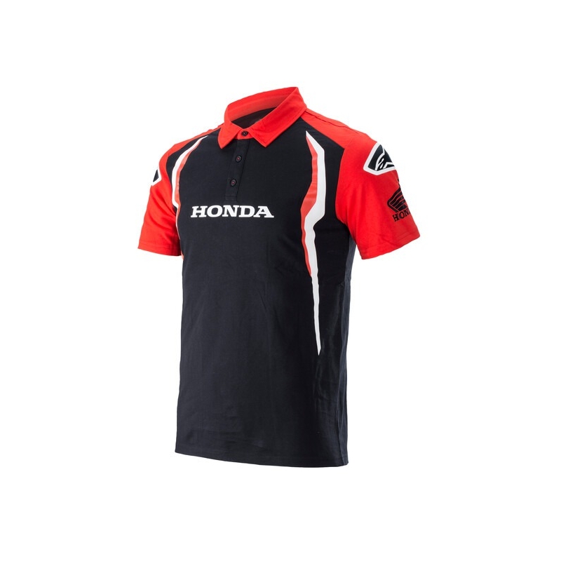 Polopaita Alpinestars Honda punainen ja musta