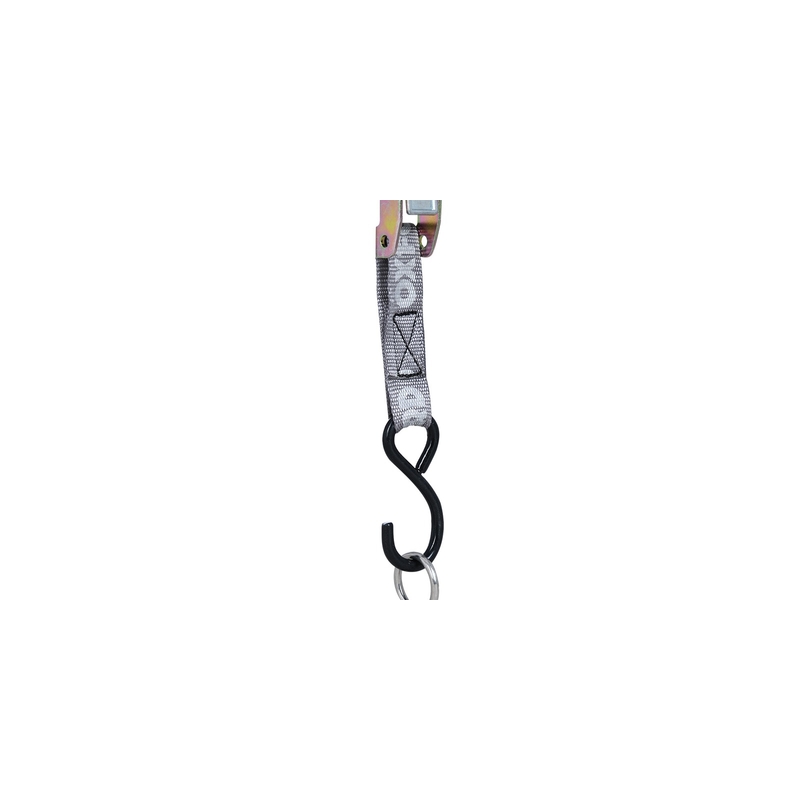 Säädettävät ja vahvistetut Oxford Carabiner -hihnat 25 mm harmaa