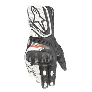 Alpinestars SP-8 naisten moottoripyöräilyhanskat mustavalkoiset