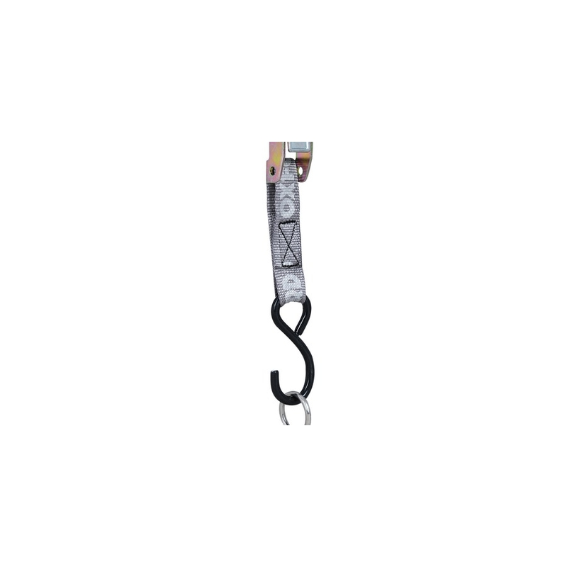 Säädettävät ja vahvistetut Oxfordin S-koukkuhihnat, joissa on pikakiinnitys harmaa