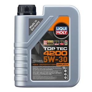 LIQUI MOLY Top Tec 4200 5W-30 Uusi sukupolvi 1 l synteettinen moottoriöljy
