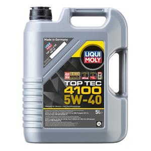LIQUI MOLY Top Tec 4100 5W-40 5 l synteettinen moottoriöljy LIQUI MOLY Top Tec 4100 5W-40 5 l synteettinen moottoriöljy